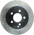 Picture of StopTech 05-13 Chrysler300-300C - 09-12 Dodge Challenger Rear Left Drilled & Slotted Rotor