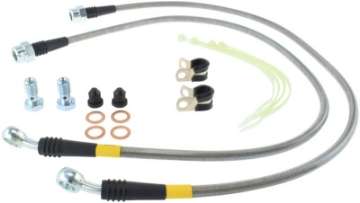 Picture of StopTech 02-05 Avalanche - 99-05 Silverado 1500 2WD-4WD Stainless Steel Front Brake Lines