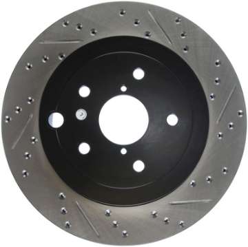 Picture of StopTech 08+ Subaru STI Will Not Fit 05-07 Slotted & Drilled Sport Brake Rotor