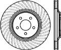 Picture of StopTech 94-04 Ford Mustang SVT Cobra Slotted & Drilled Sport Front Right Brake Rotor