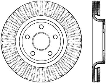 Picture of StopTech Drilled Sport Brake Rotor 11-17 Jeep Grand Cherokee Excluding SRT8