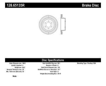 Picture of StopTech Drilled Sport Brake Rotor