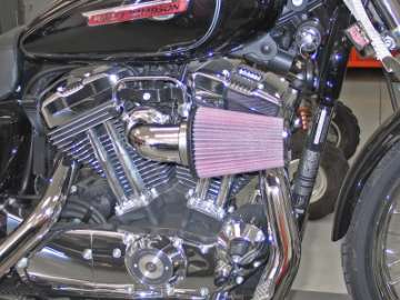 Picture of K&N 07-13 Harley Davidson XL Polished Aircharger Performance Intake