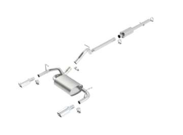 Picture of Borla 12-16 Jeep Wrangler JK 3-6L AT-MT 4Wheel 4dr Truck Single Split Rear Exit Catback Exhaust