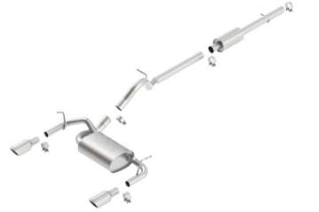 Picture of Borla 12-16 Jeep Wrangler JK 3-6L AT-MT 4Wheel 4dr Truck Single Split Rear Exit Catback Exhaust