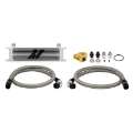 Picture of Mishimoto Universal Thermostatic 10 Row Oil Cooler Kit - Silver