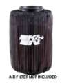 Picture of K&N Air Filter Wrap Drycharger - Round Straight - Black for Polaris Ranger