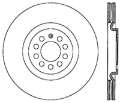 Picture of StopTech 00-06 Audi TT Quattro - 03-04-12-04 VW Jetta Right Front Drilled CRYO-STOP Rotor