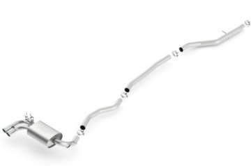 Picture of Borla 12-15 BMW 328i Sedan 2-0L AT-MT RWD Dual Left Rear Exit Catback Exhaust