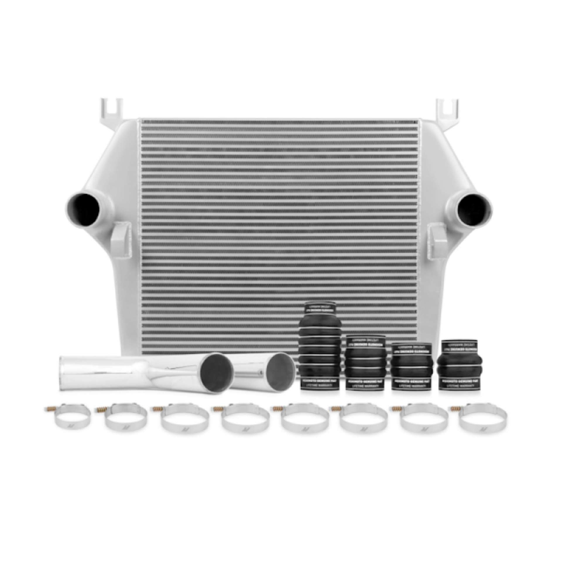 Picture of Mishimoto 03-07 Dodge 5-9L Cummins Intercooler Kit w- Pipes Silver