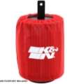 Picture of K&N 04-05 Honda TRX450R Round Straight Red Air Filter Wrap