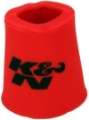 Picture of K&N Airforce PreCleaner Round Tapered Red Air Filter Foam Wrap 6in Base ID x 5in Top ID x 9in H