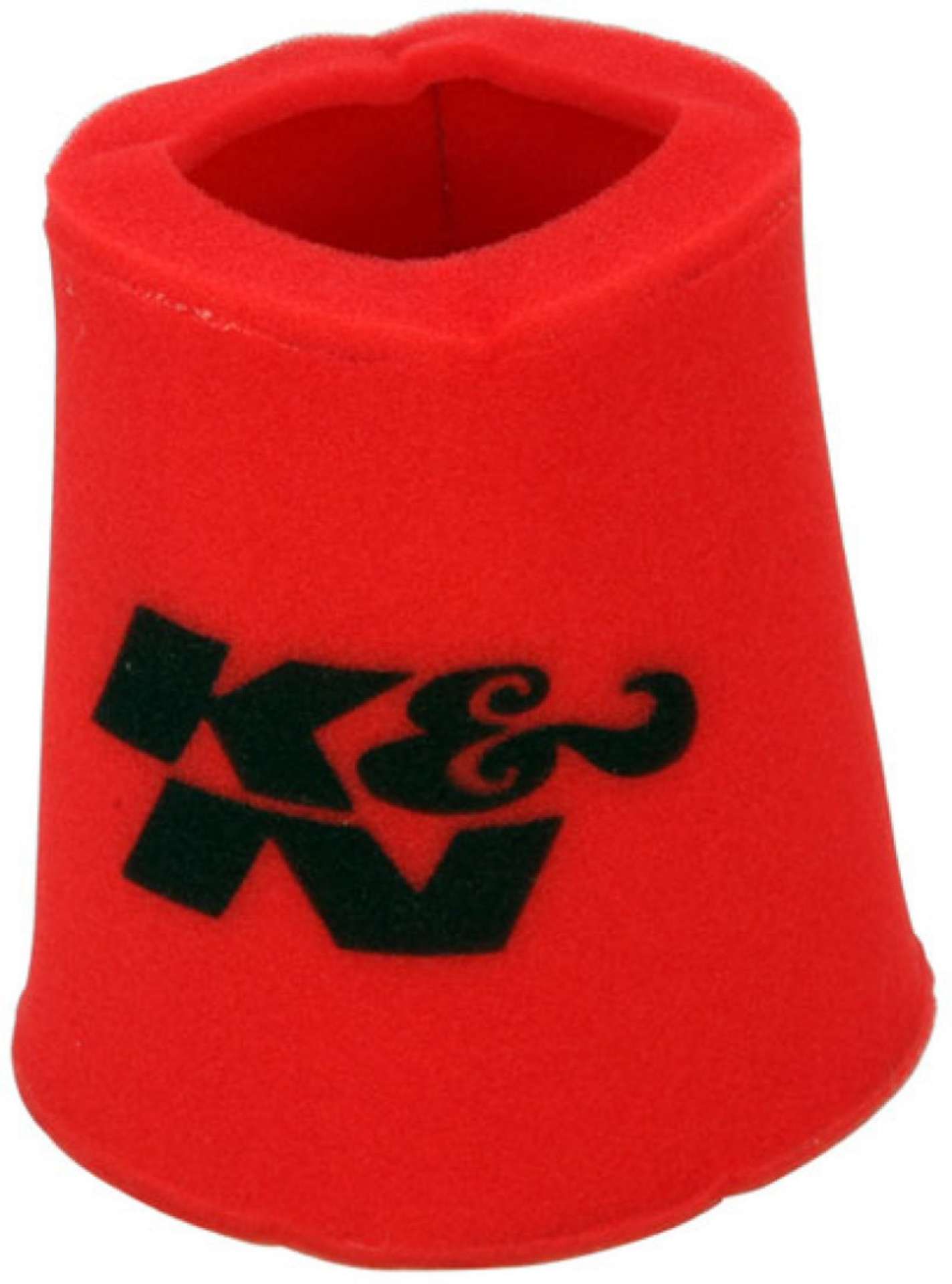 Picture of K&N Airforce PreCleaner Round Tapered Red Air Filter Foam Wrap 6in Base ID x 5in Top ID x 9in H