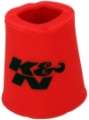 Picture of K&N Airforce PreCleaner Round Tapered Red Air Filter Foam Wrap 6in Base ID x 5in Top ID x 9in H