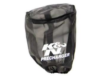 Picture of K&N Universal Precharger Round Tapered Filter Wrap Black 4in Top ID - 4-5in Base ID - 6-5in Height