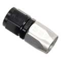 Picture of Russell Performance -4 AN Black-Silver Straight Full Flow Hose End