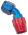 Picture of Russell Performance -6 AN Red-Blue 45 Degree Full Flow Hose End