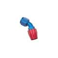 Picture of Russell Performance -6 AN Red-Blue 45 Degree Full Flow Hose End