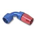 Picture of Russell Performance -4 AN Red-Blue 90 Degree Full Flow Hose End