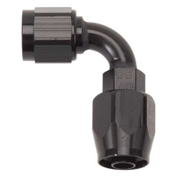 Picture of Russell Performance -4 AN Black 90 Degree Full Flow Hose End