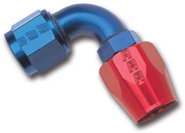 Picture of Russell Performance -6 AN Red-Blue 90 Degree Full Flow Hose End