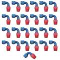 Picture of Russell Performance -6 AN Red-Blue 90 Degree Full Flow Hose End 25 pcs