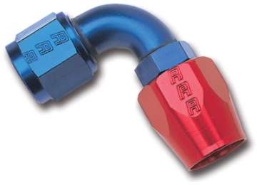 Picture of Russell Performance -6 AN Red-Blue 90 Degree Full Flow Hose End 25 pcs