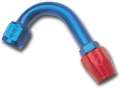 Picture of Russell Performance -6 AN Red-Blue 120 Degree Full Flow Hose End 1in Centerline Radius