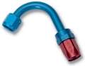 Picture of Russell Performance -6 AN Red-Blue 120 Degree Full Flow Swivel Hose End With 1in Radius