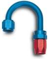 Picture of Russell Performance -6 AN Red-Blue 180 Degree Full Flow Swivel Hose End With 1in Radius