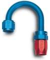 Picture of Russell Performance -6 AN Red-Blue 180 Degree Full Flow Swivel Hose End With 1in Radius