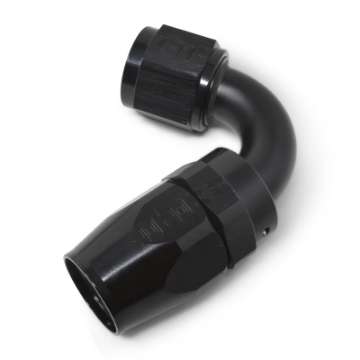 Picture of Russell Performance -6 AN Black 120 Degree Full Flow Swivel Hose End