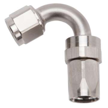 Picture of Russell Performance -8 AN Endura 120 Degree Full Flow Swivel Hose End With 3-4in Radius