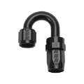 Picture of Russell Performance -6 AN Black 180 Degree Full Flow Swivel Hose End