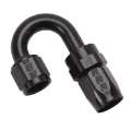 Picture of Russell Performance -8 AN Black 180 Degree Full Flow Swivel Hose End