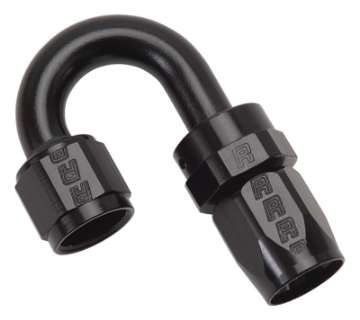 Picture of Russell Performance -10 AN Black 180 Degree Full Flow Swivel Hose End