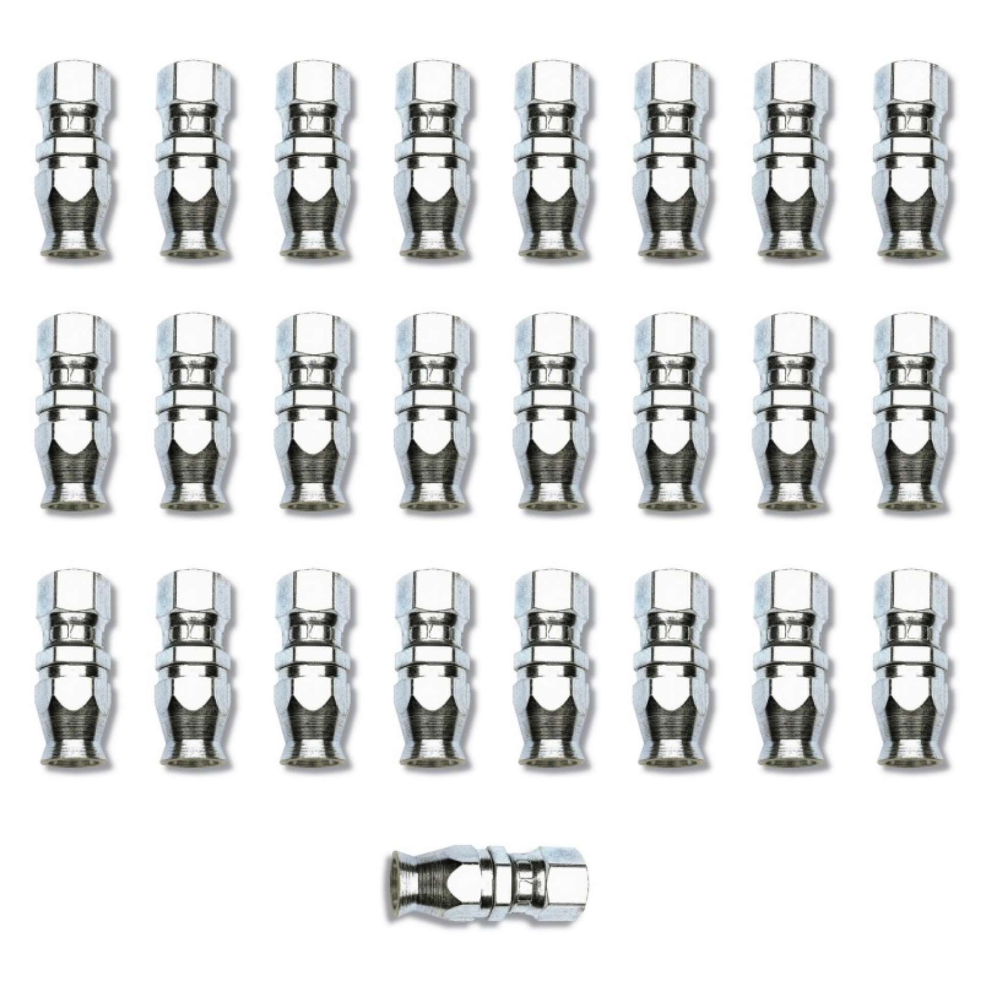 Picture of Russell Performance -6 AN Endura Pwerflex Power Steering Straight Hose Ends 25 pcs