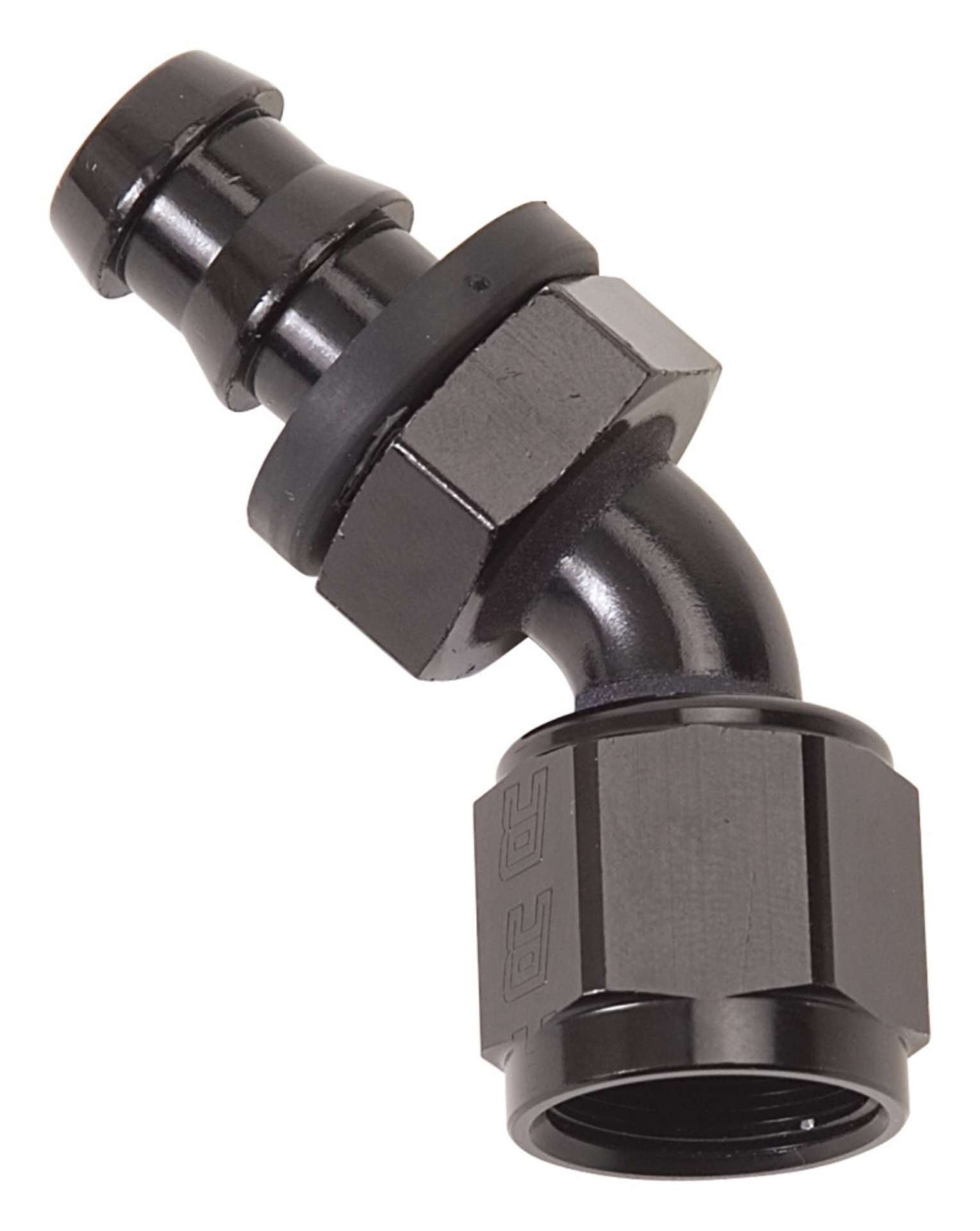 Picture of Russell Performance -4 AN Twist-Lok 45 Degree Hose End Black