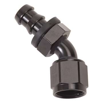 Picture of Russell Performance -4 AN Twist-Lok 45 Degree Hose End Black