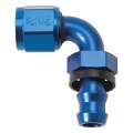 Picture of Russell Performance -4 AN Twist-Lok 90 Degree Hose End Blue