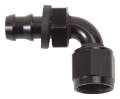 Picture of Russell Performance -4 AN Twist-Lok 90 Degree Hose End Black