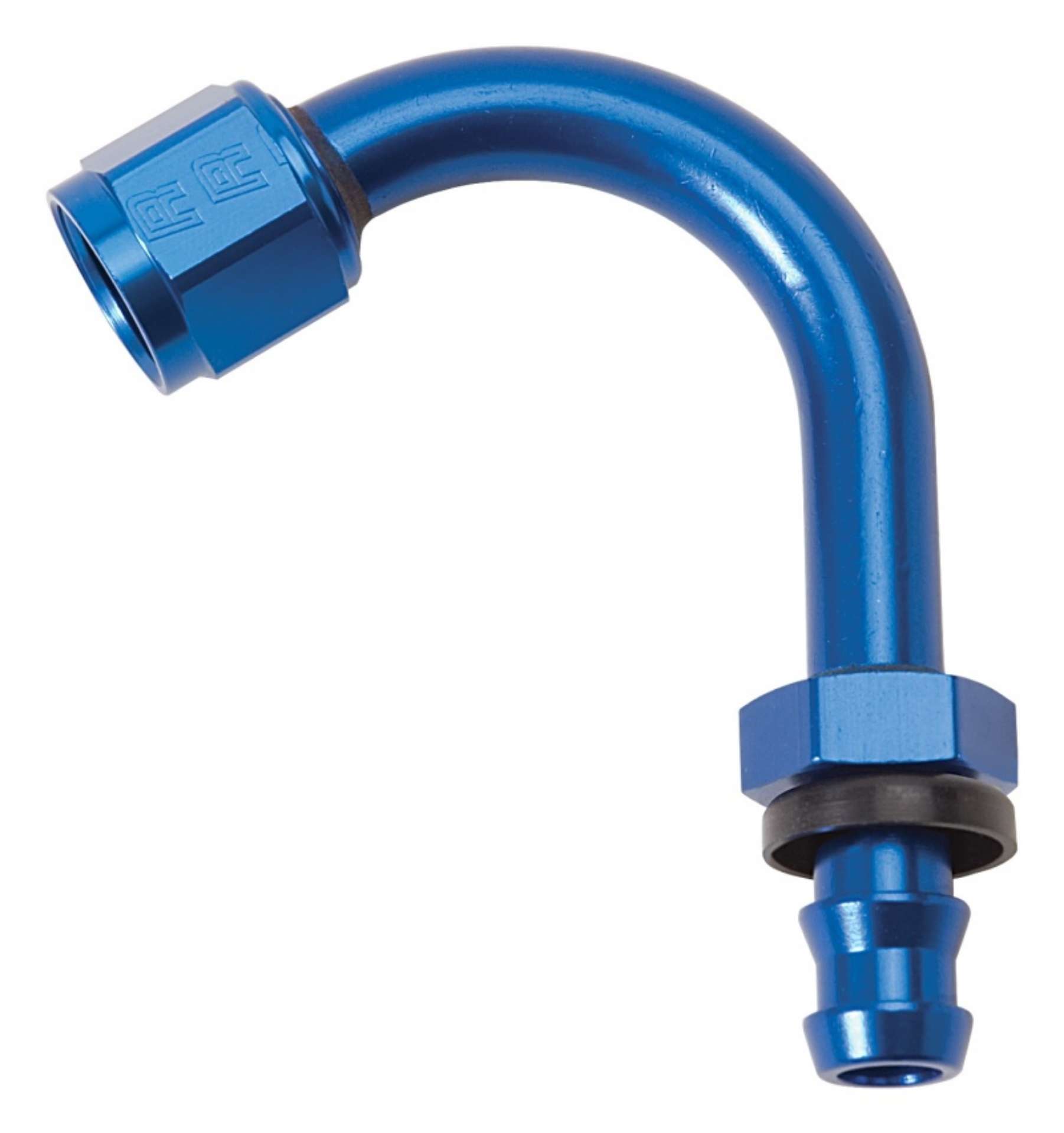 Picture of Russell Performance -6 AN Twist-Lok 120 Degree Hose End 1in Radius