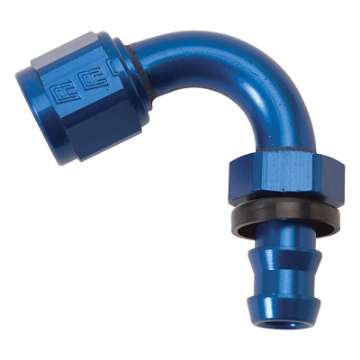 Picture of Russell Performance -6 AN Twist-Lok 150 Degree Hose End 9-16in Radius