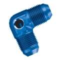 Picture of Russell Performance -8 AN Blue 90 Degree Fuel Pressure Adapter