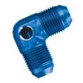 Picture of Russell Performance -8 AN Blue 90 Degree Fuel Pressure Adapter