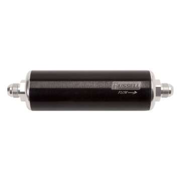 Picture of Russell Performance Black-Silver Anodized Aluminum 8-1-4in Length -10 to -6 male inlet-outlet