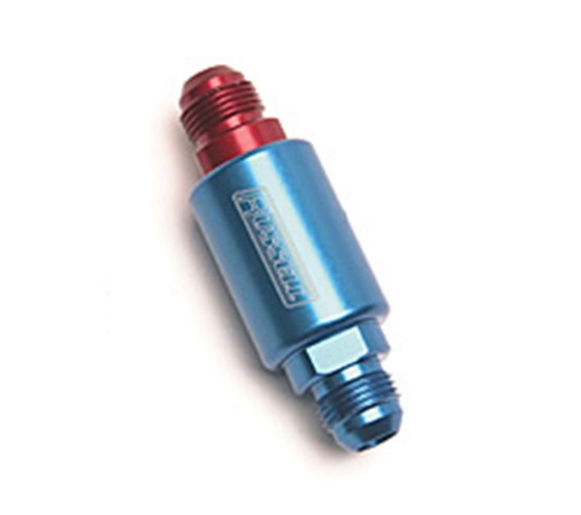 Picture of Russell Performance Red-Blue Anodized 3-1-4in Length 1-1-4in dia- -8 male inlet-outlet