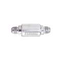 Picture of Russell Performance Polished Aluminum 3-1-4in Length 1-1-4in dia- -8 male inlet-outlet