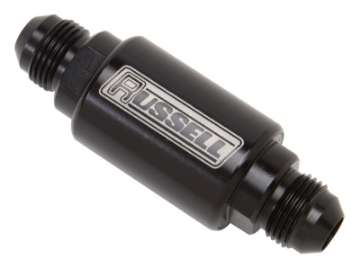 Picture of Russell Performance Black Anodized 3in Length 1-1-4in dia- -6 male inlet-outlet