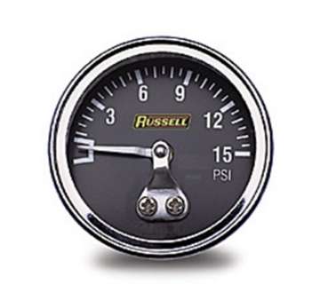 Picture of Russell Performance 15 psi fuel pressure gauge Non liquid-filled